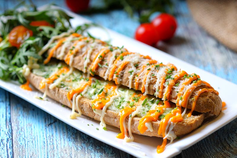 Meatball Sub with marinara sauce